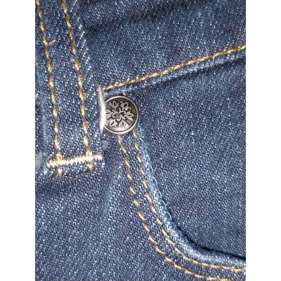 Vtg. AJ Women's Sz 6 Dark Wash Bootcut Jeans Denim Mid-rise Soft Girlfriend - Picture 7 of 7